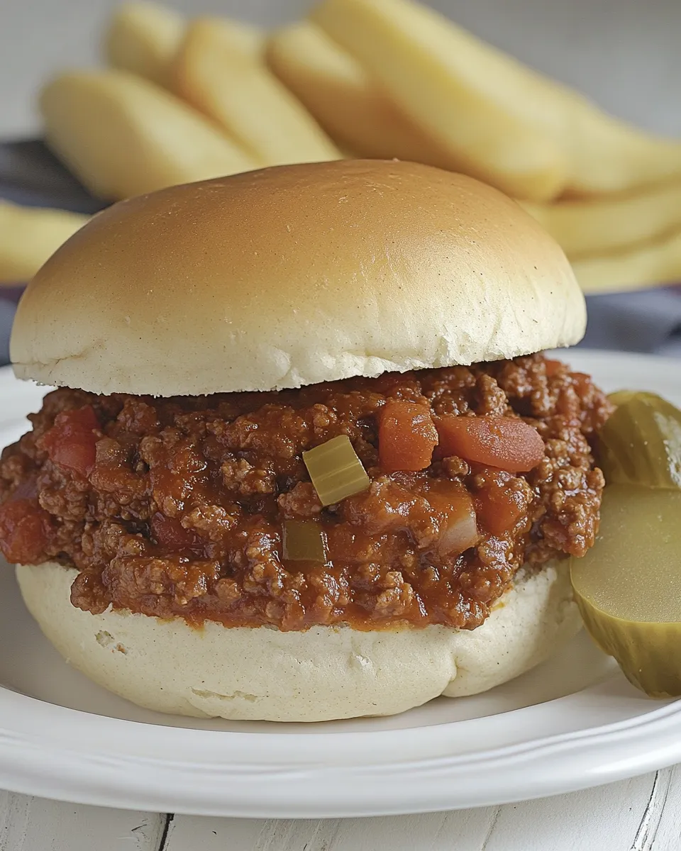 Homemade Classic Homemade Sloppy Joes: A 20-Minute Family Favorite photo
