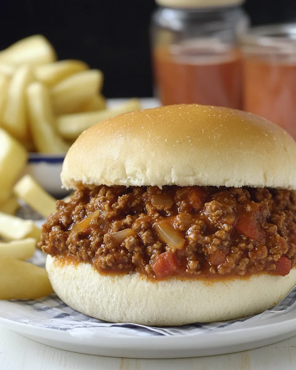 Easy Classic Homemade Sloppy Joes: A 20-Minute Family Favorite image
