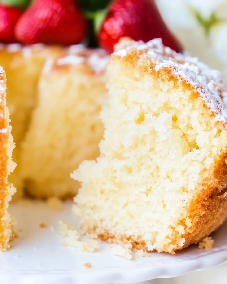 Sweet Classic Southern Pound Cake dish photo