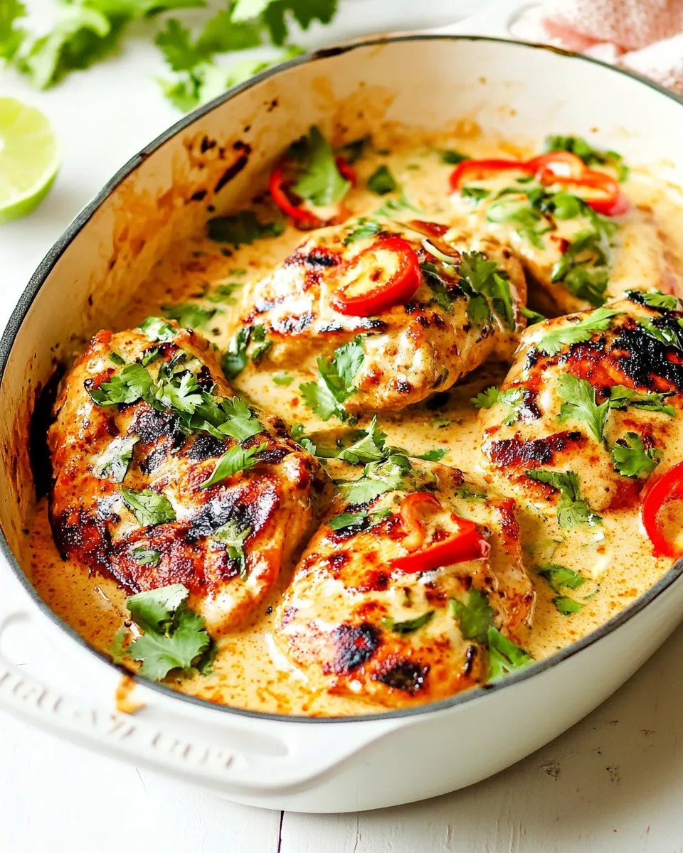 Easy Coconut Chicken Recipe shot