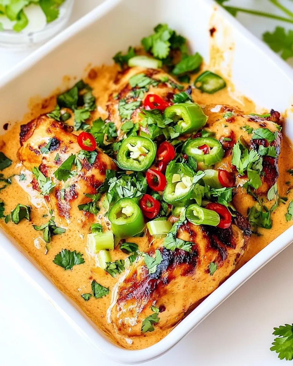 Savory Coconut Chicken Recipe dish photo