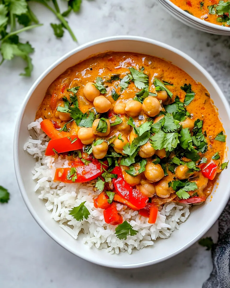 Quick Coconut Chickpea Curry recipe photo