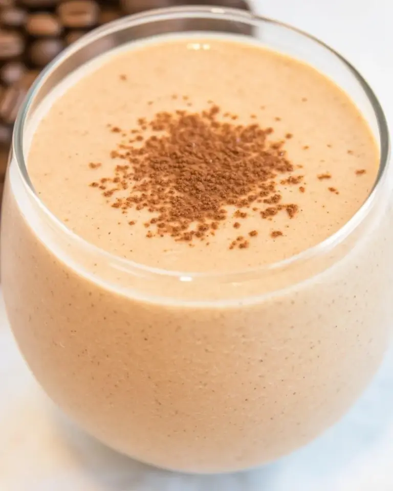 Homemade Coconut Coffee Smoothie photo