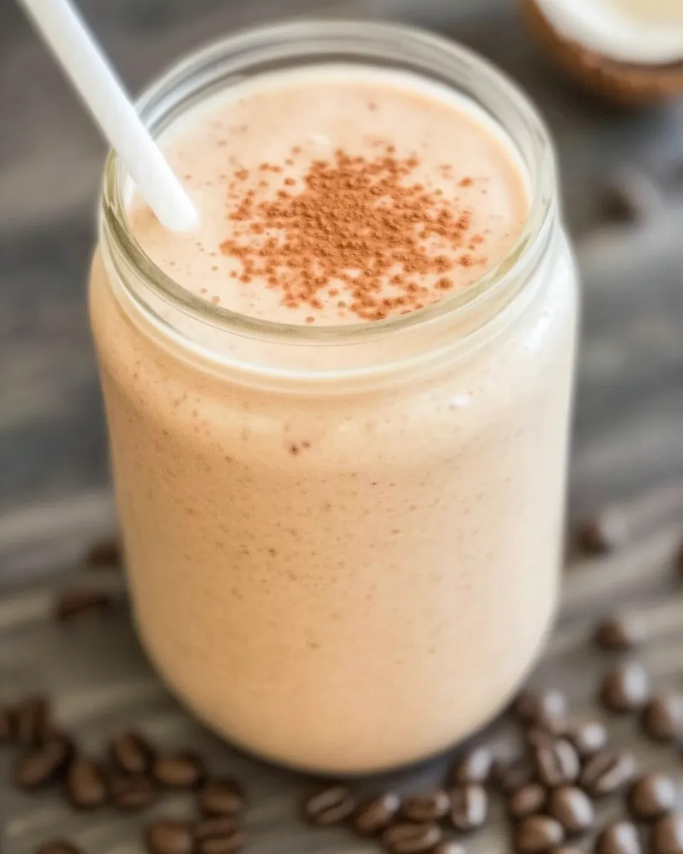 Easy Coconut Coffee Smoothie recipe photo