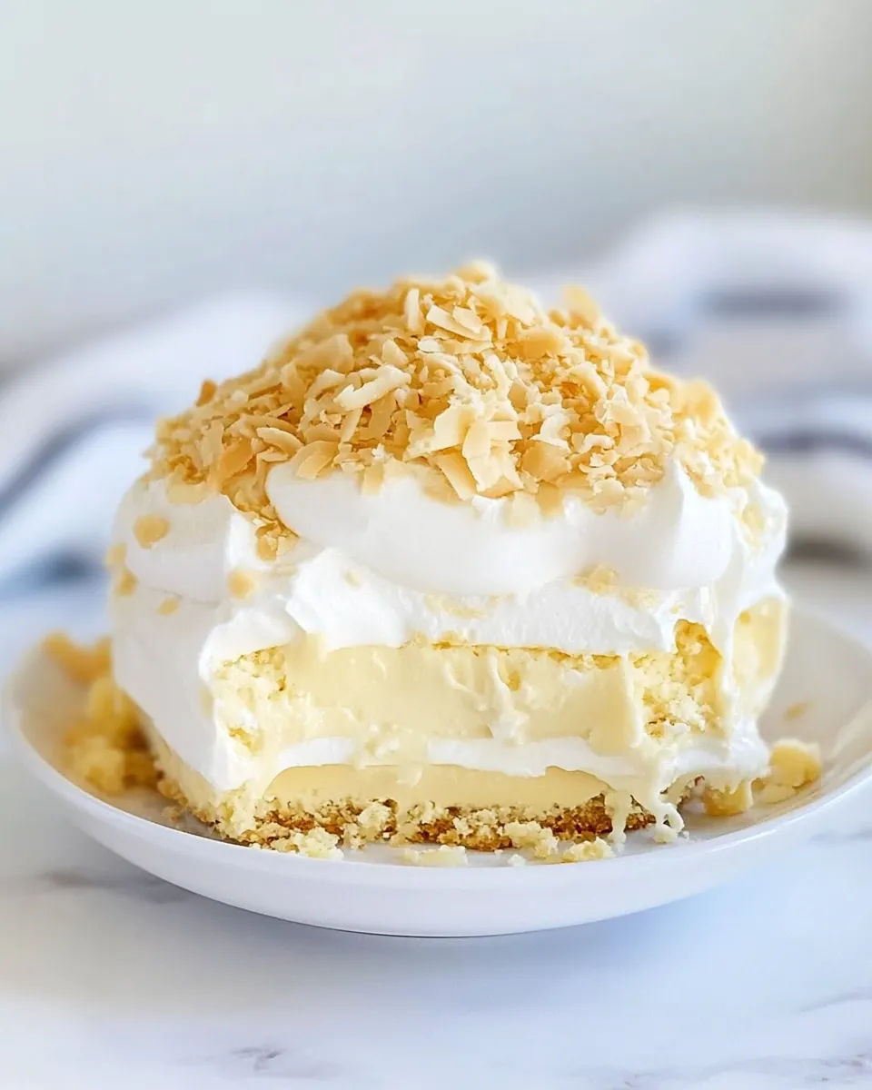 Classic Coconut Cream Dessert image