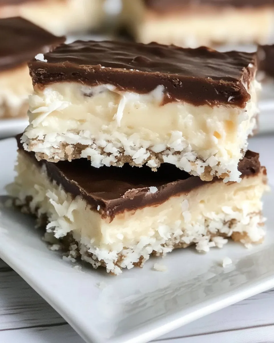 Homemade Coconut Mounds Bars photo
