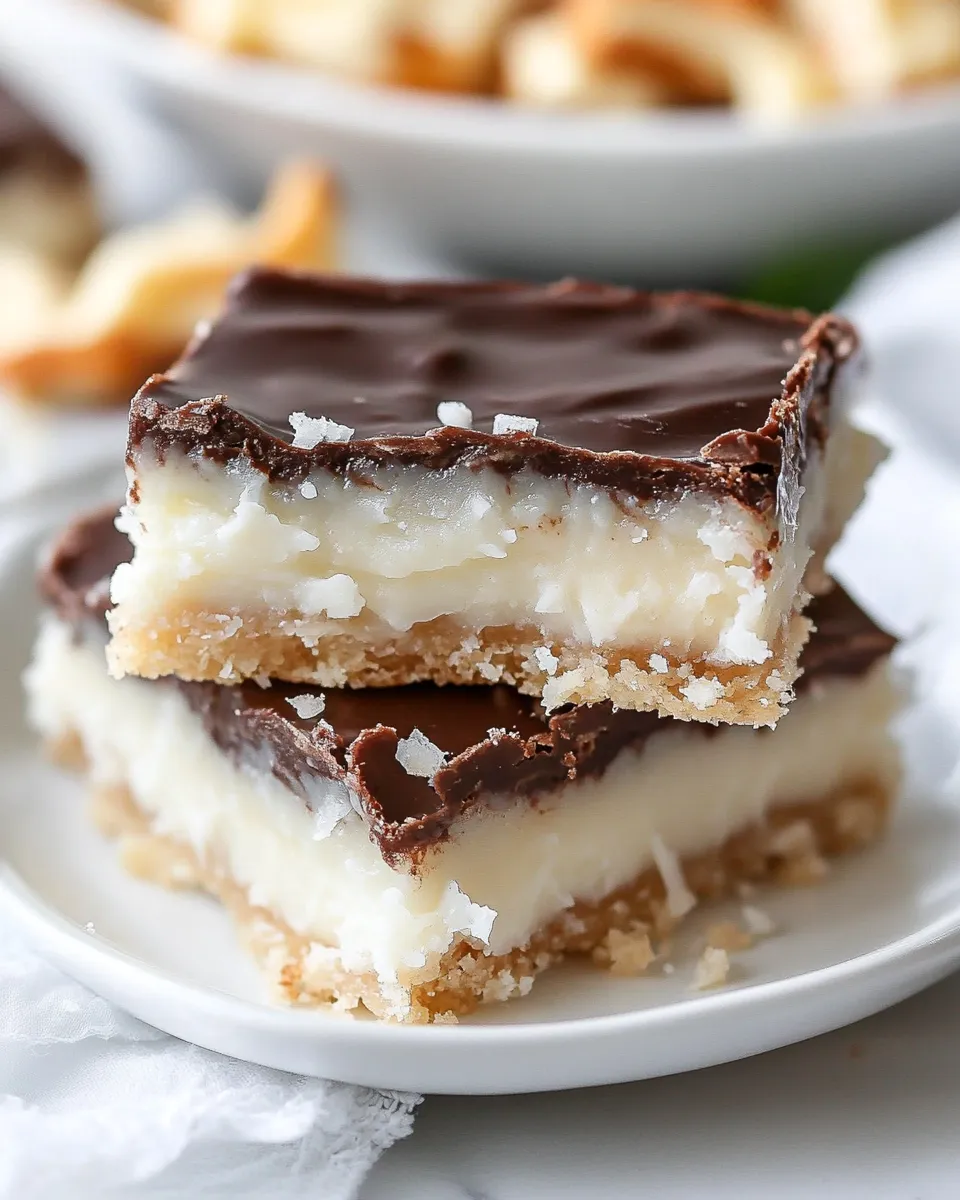 Classic Coconut Mounds Bars image