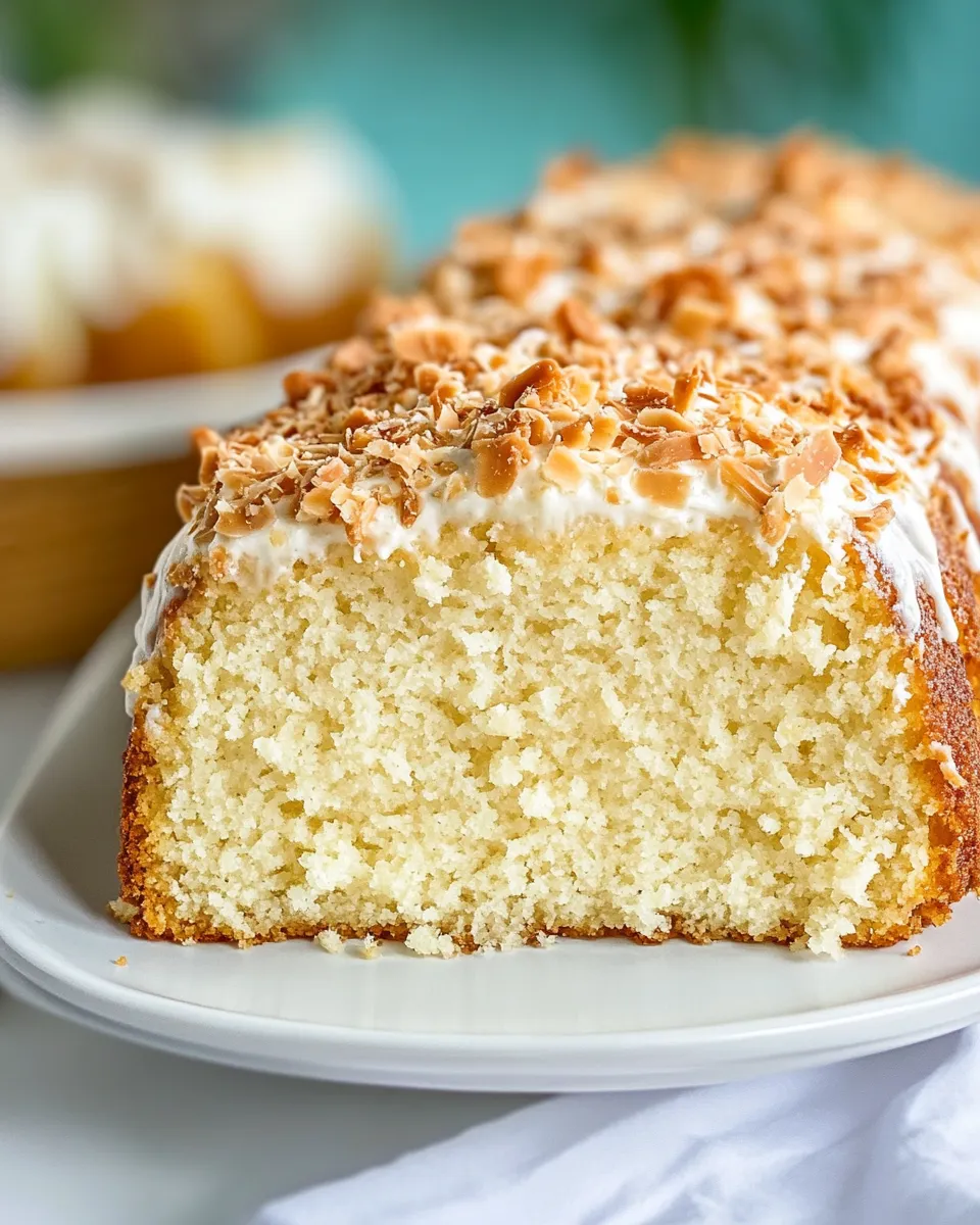 Classic Coconut Pound Cake image