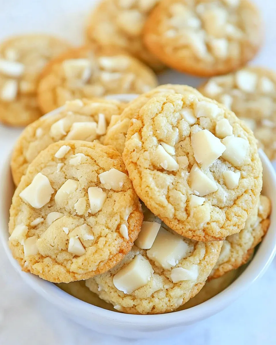 Easy Coconut White Chocolate Chunk Cookies recipe photo