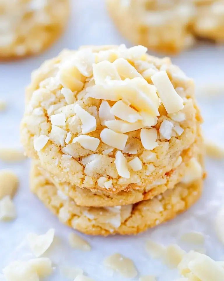 Homemade Coconut White Chocolate Cookies photo