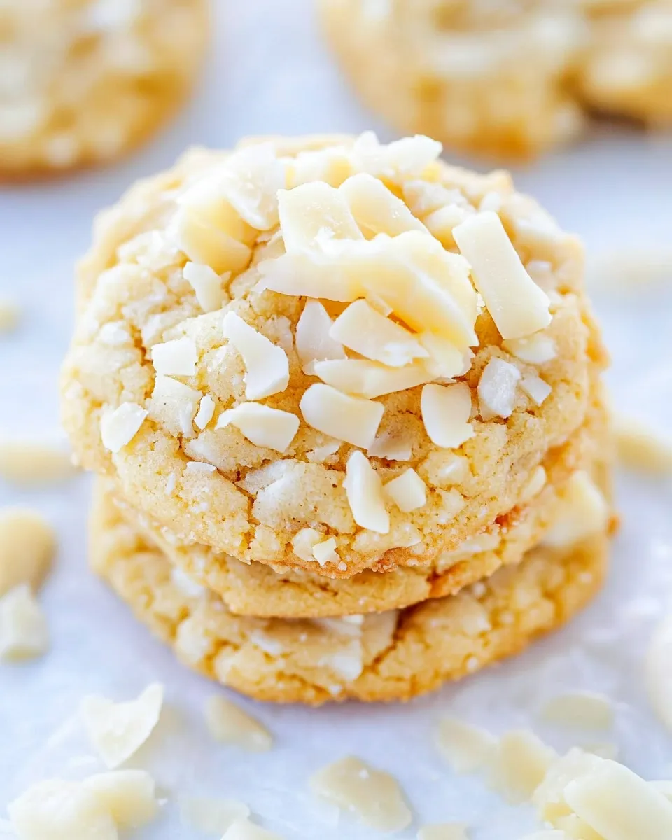 Homemade Coconut White Chocolate Cookies photo