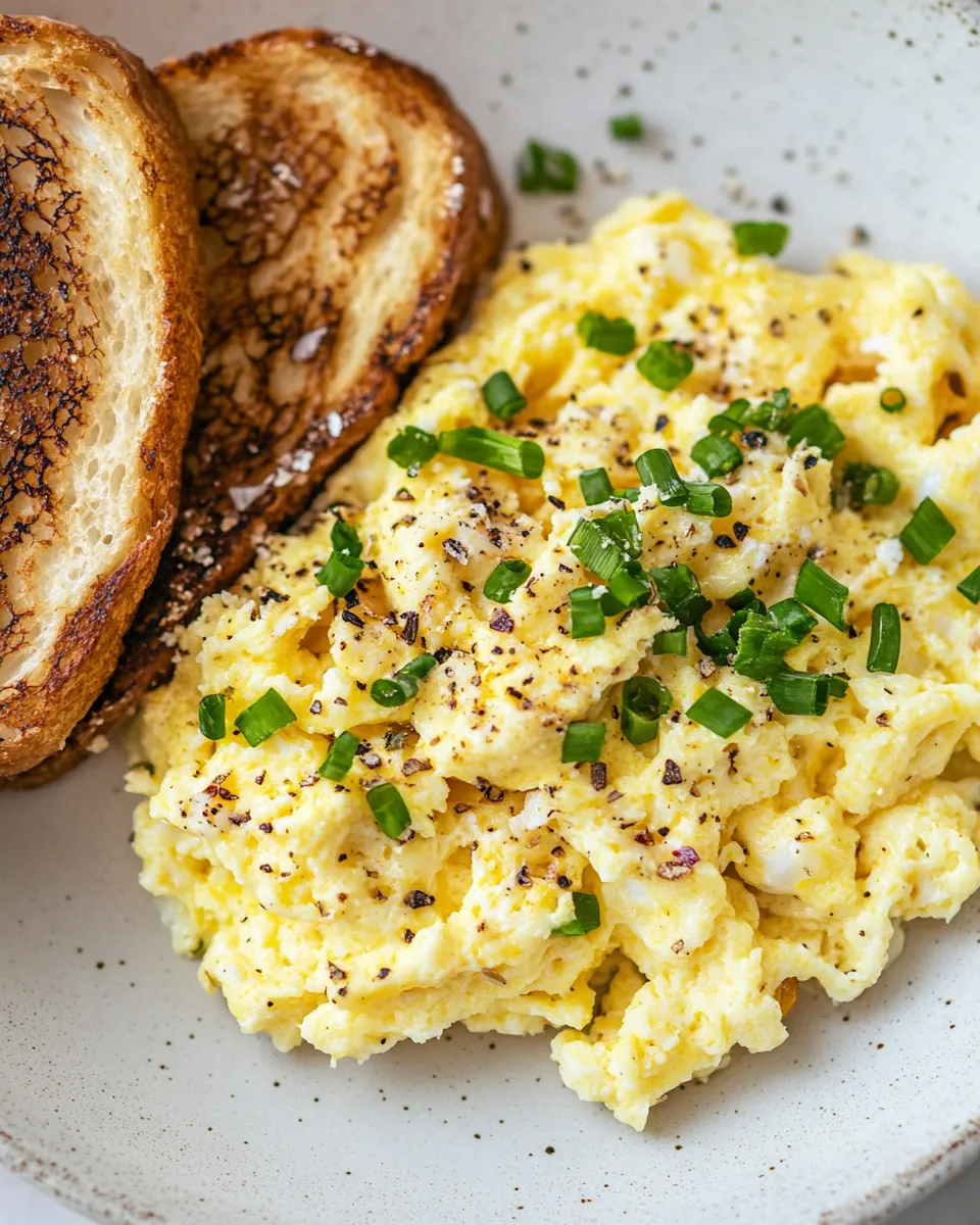 Healthy Cod Scrambled Eggs shot