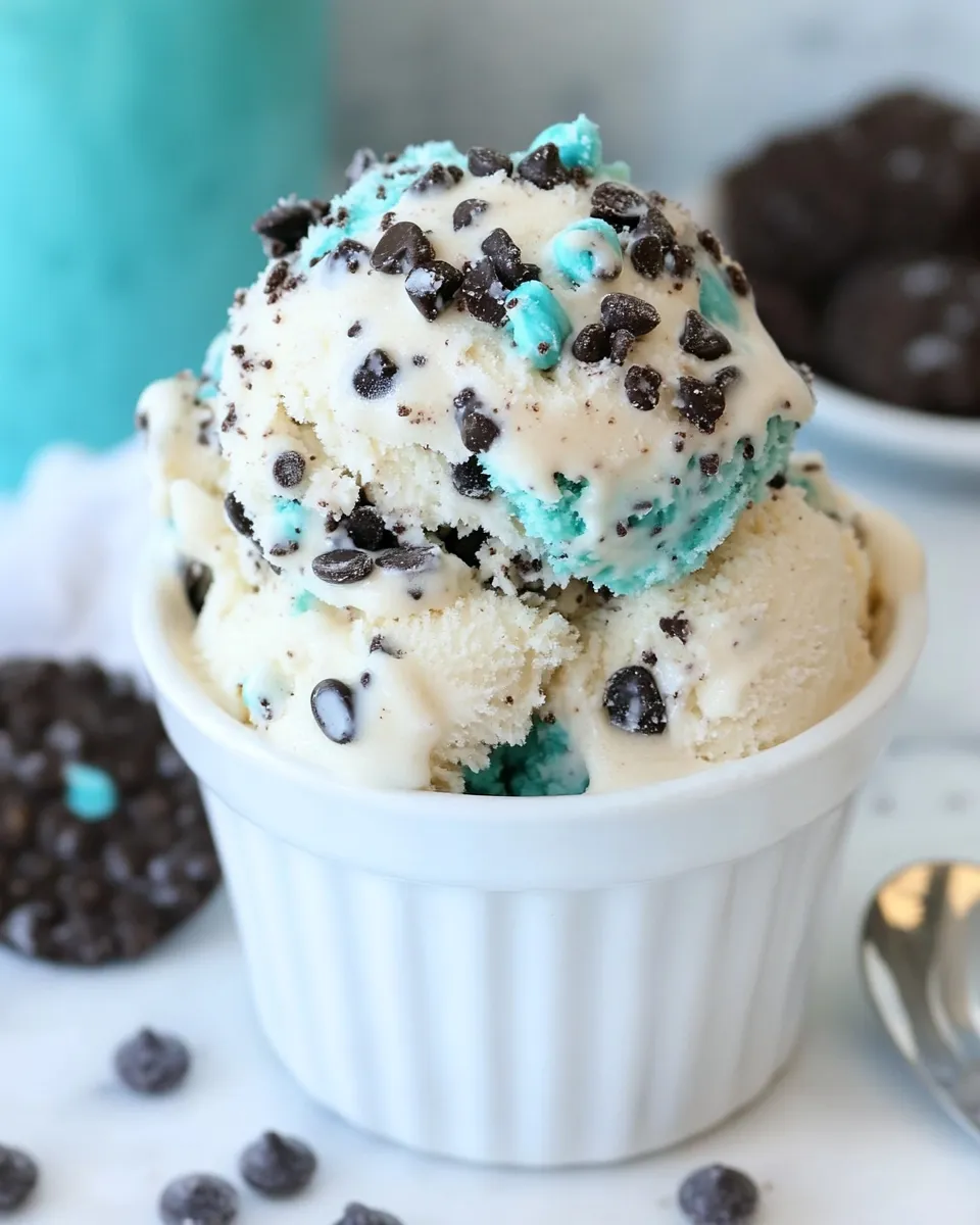 Classic Cookie Monster Ice Cream image