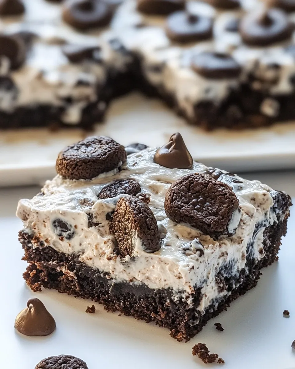 Homemade Cookies and Cream Brownies photo