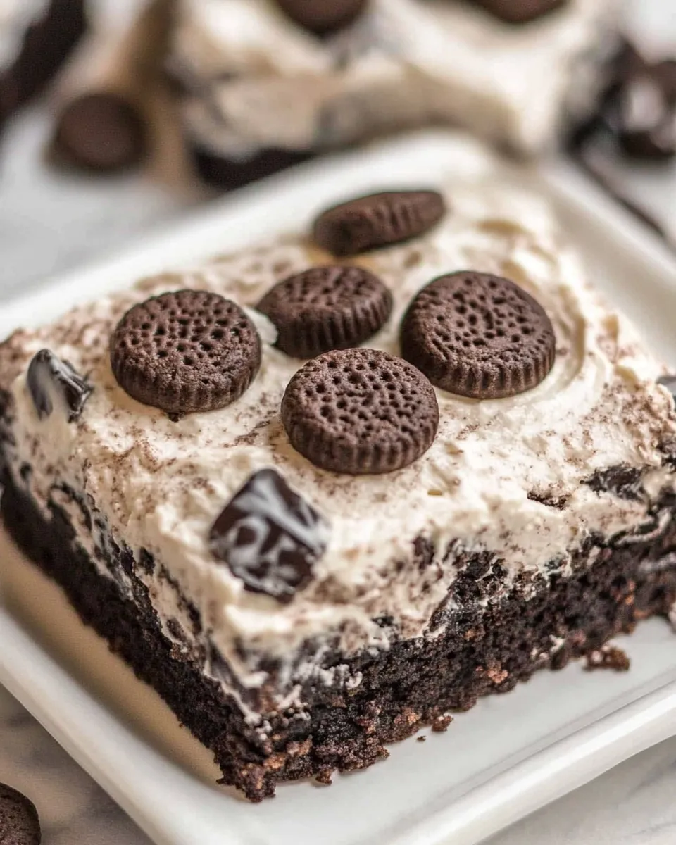 Easy Cookies and Cream Brownies recipe photo