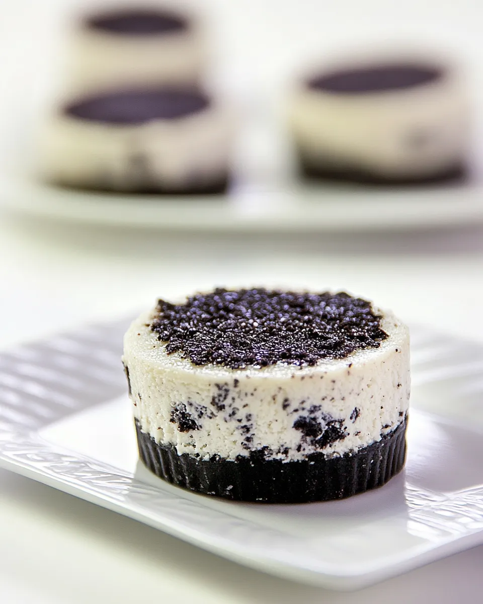 Easy Cookies and Cream Mini Cheesecakes recipe photo