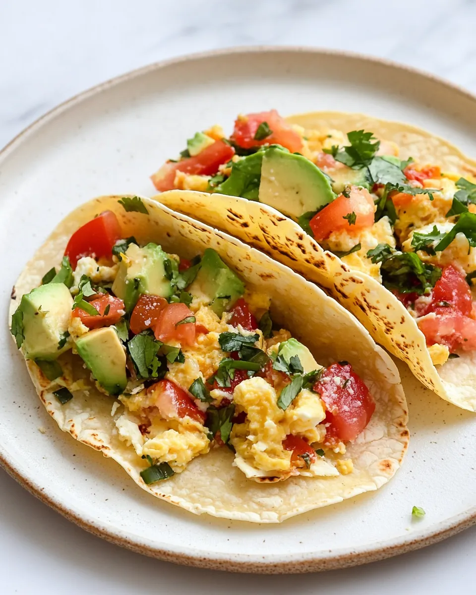 Easy Cottage Cheese Breakfast Tacos recipe photo
