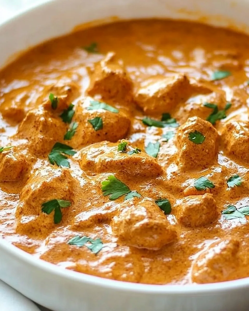 Delicious Creamy Chicken Tikka Masala Recipe dish photo