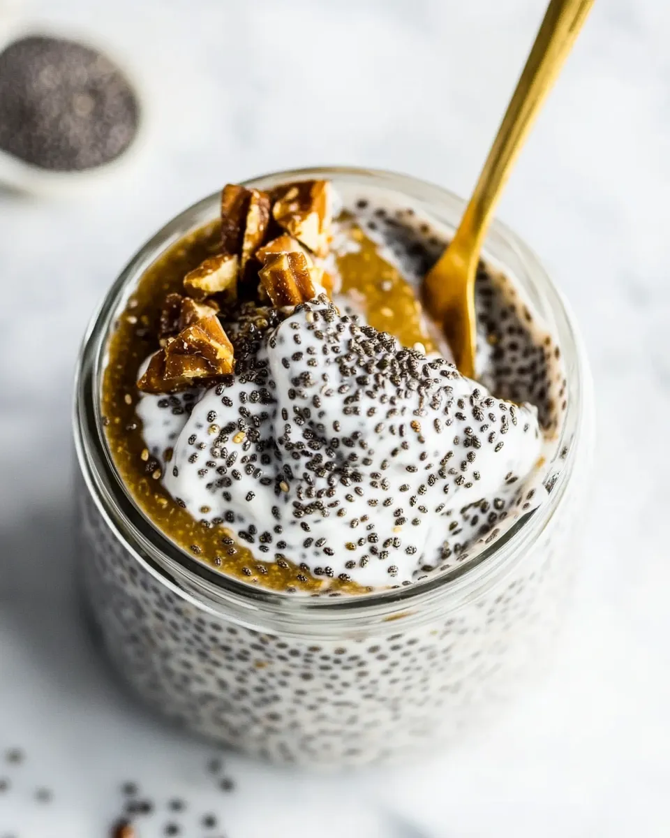 Simple Creamy Keto Chia Pudding shot