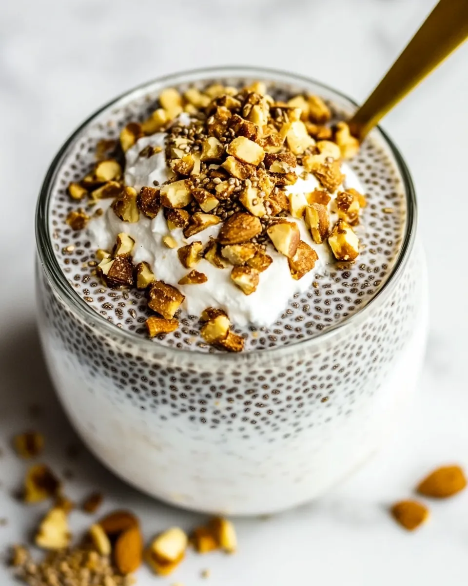 Healthy Creamy Keto Chia Pudding recipe image