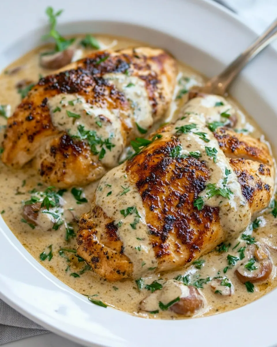Easy Creamy Tuscan Chicken Recipe shot