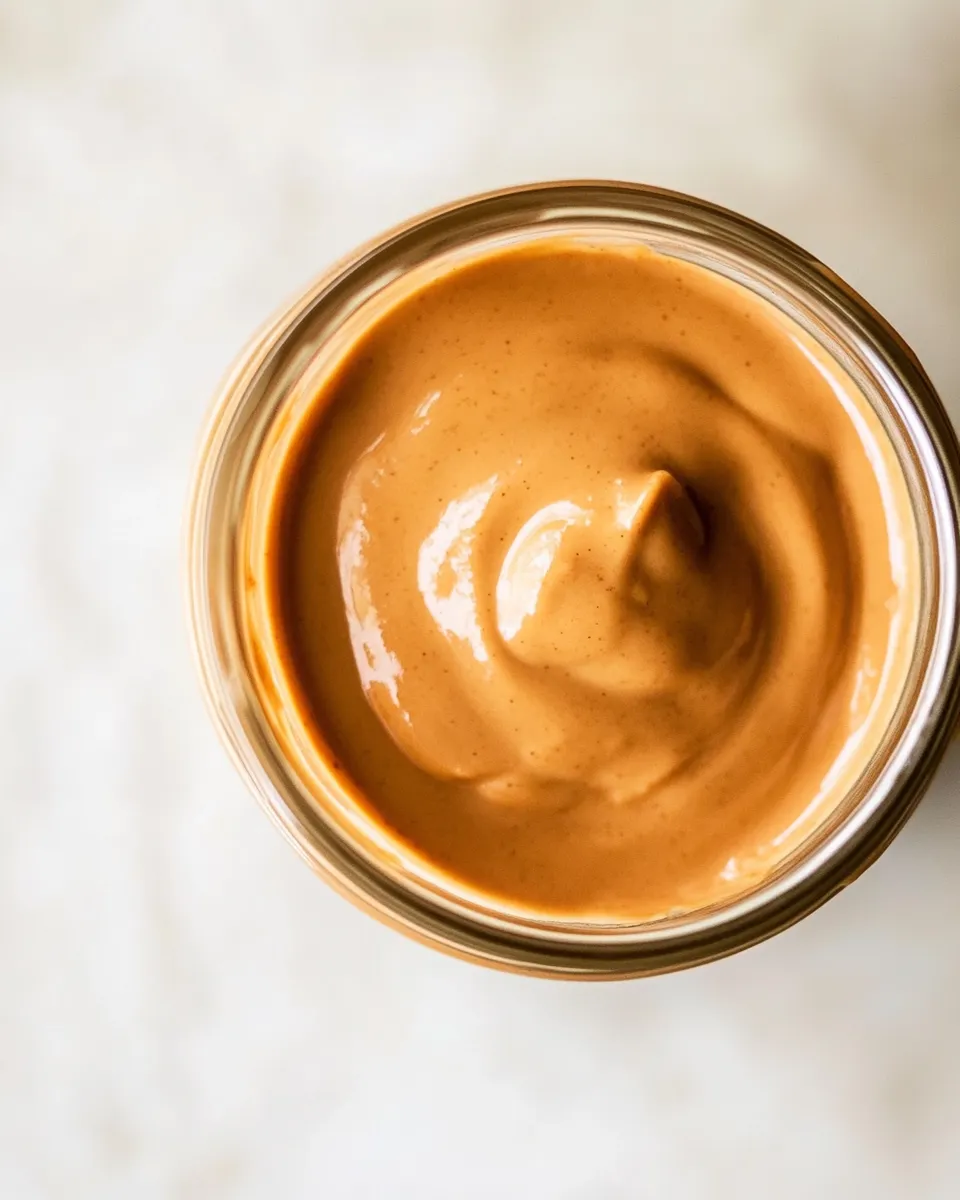 Savory Creamy Vegan Peanut Sauce (8 Ingredients) food shot