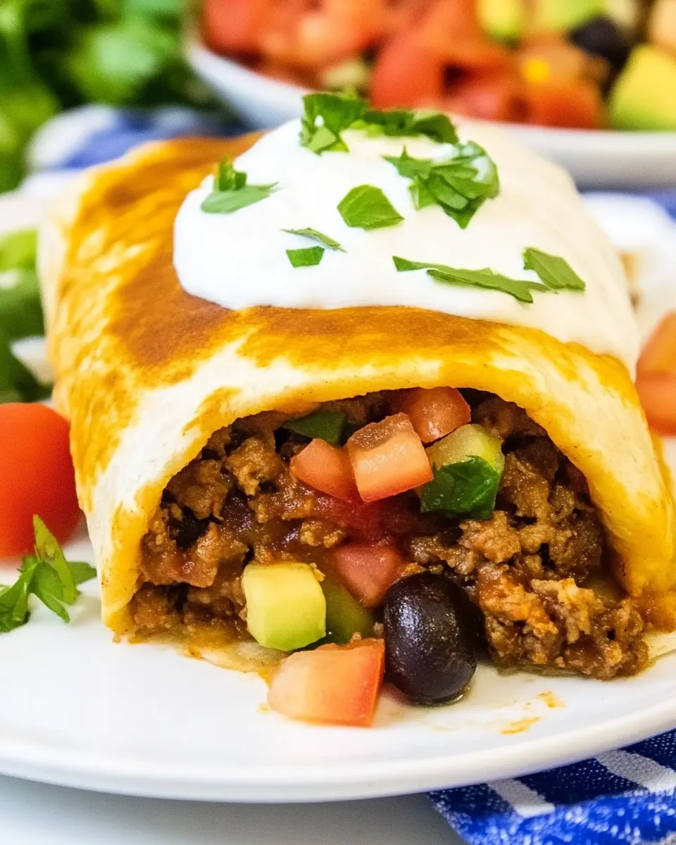 Best Crescent Beef Burritos image