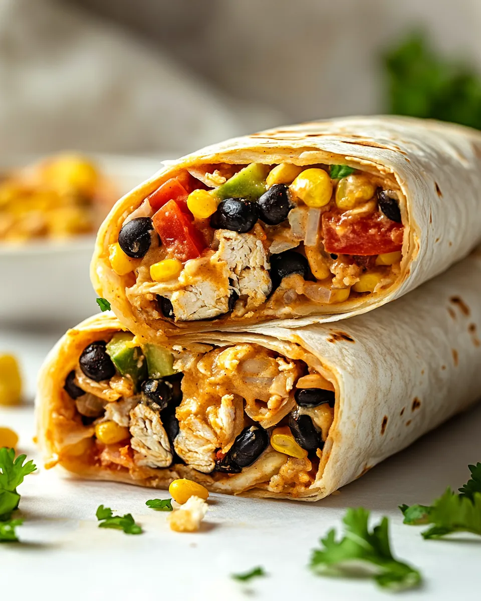 Delicious Crispy Vegetarian Burritos shot