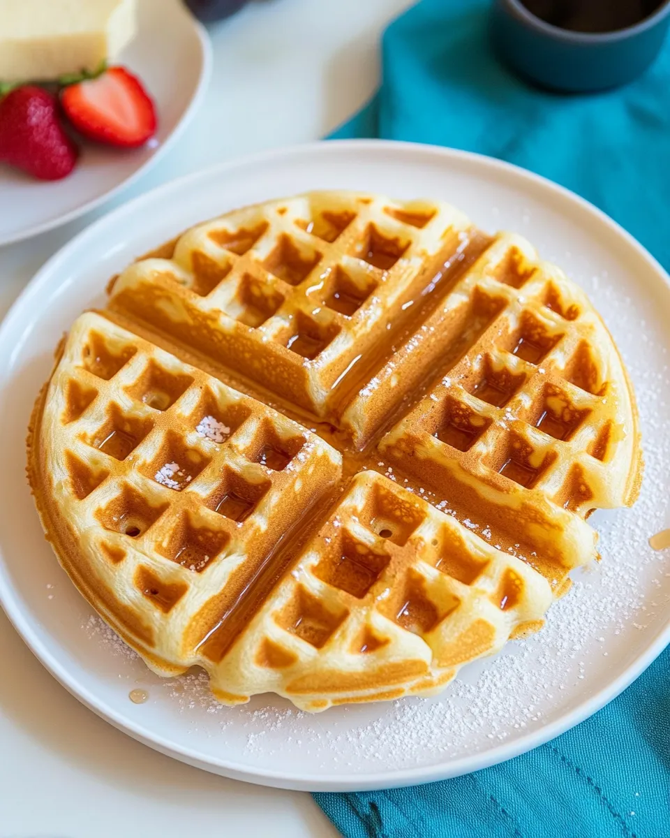 Classic Crispy Waffle Recipe image