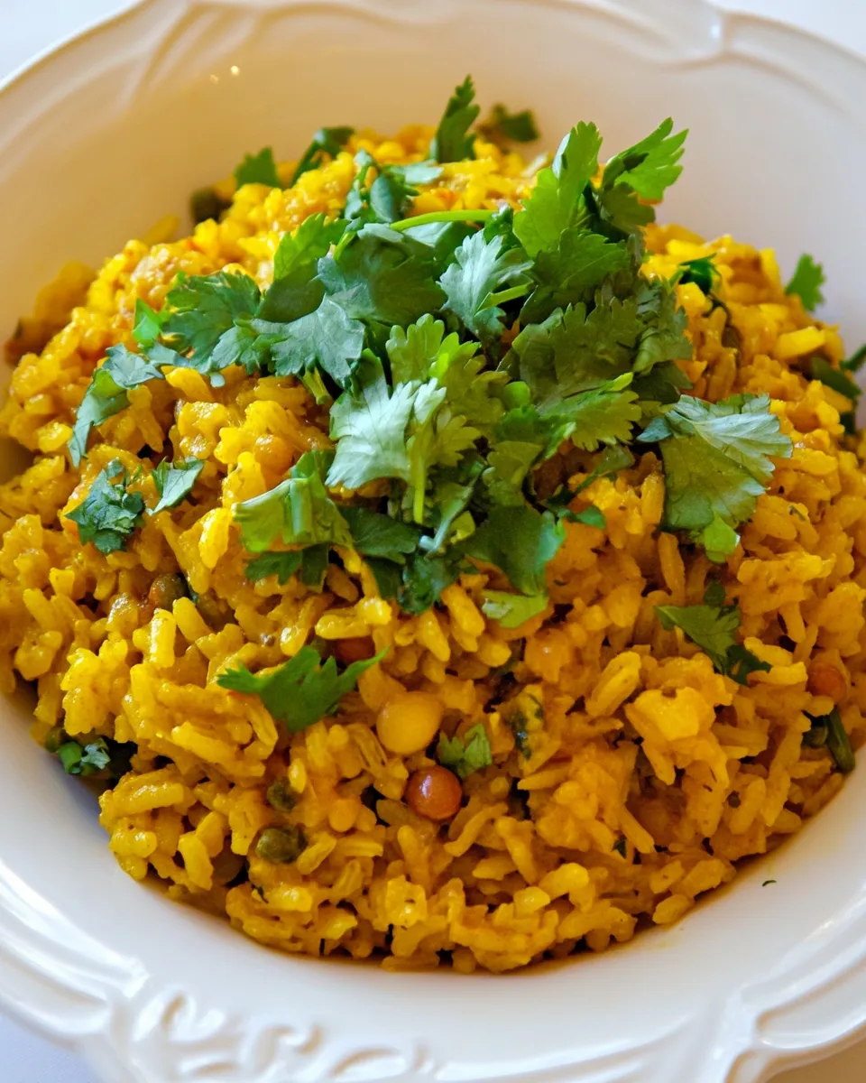 Easy Curried Rice and Red Lentils recipe photo