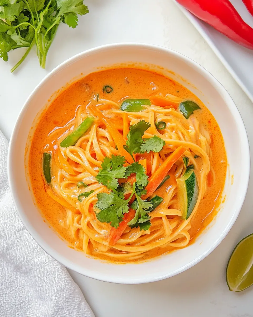 Delicious Curry Noodles dish photo