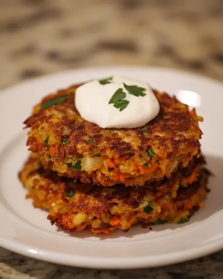 Homemade Curry Vegetable Latkes photo