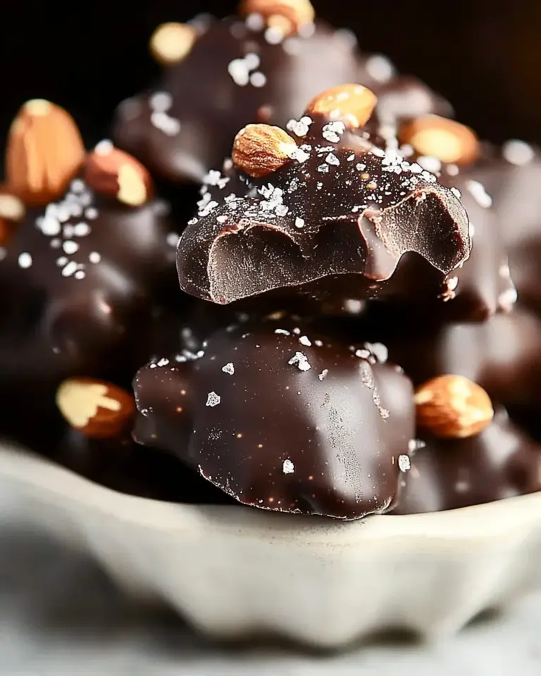Homemade Dark Chocolate Nut Clusters photo