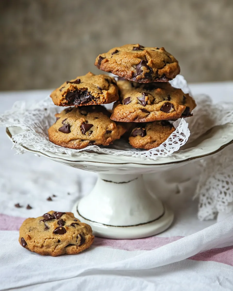 Delicious Decadent espresso chocolate chip cookies shot
