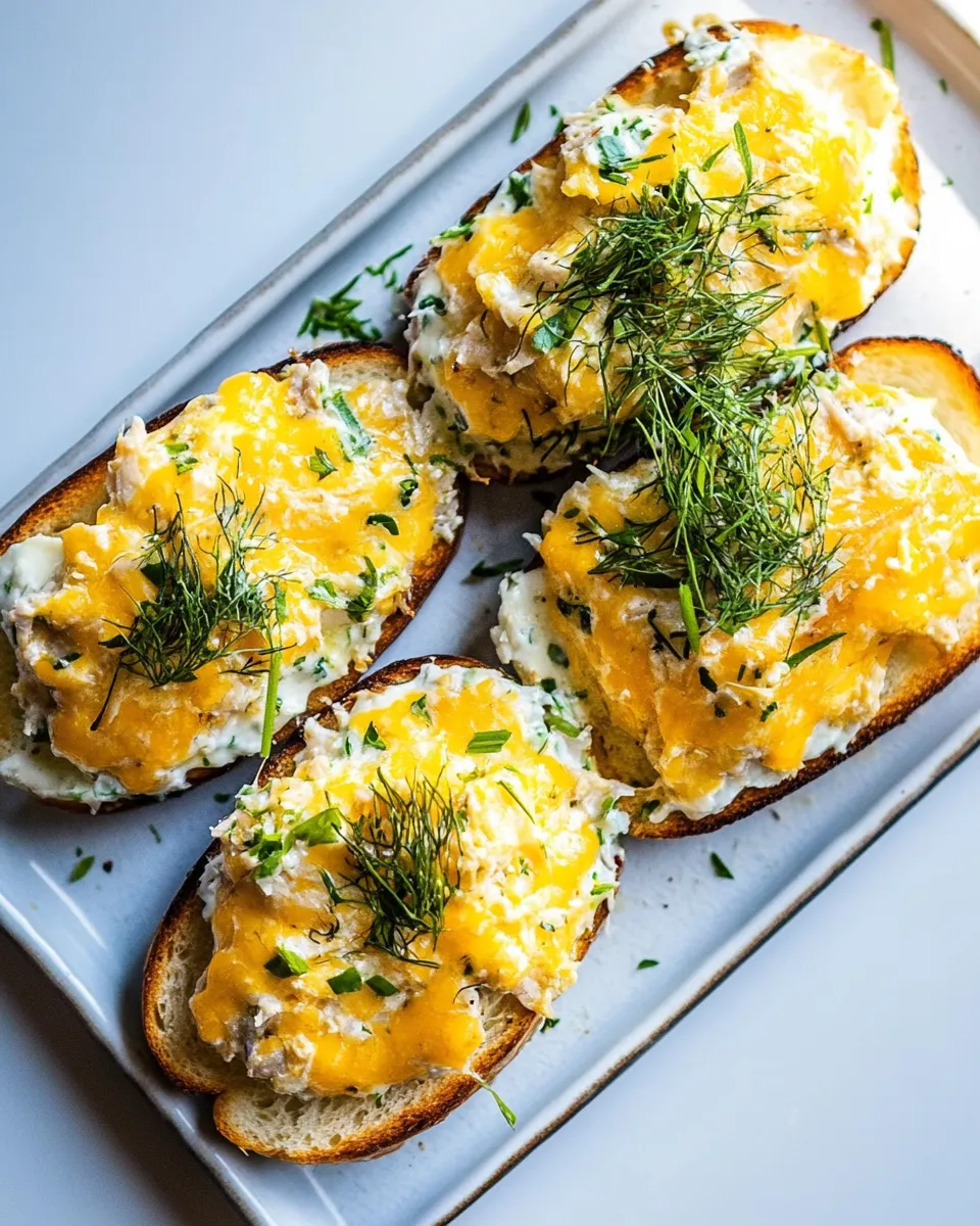 Easy Deluxe Tuna Melts recipe photo