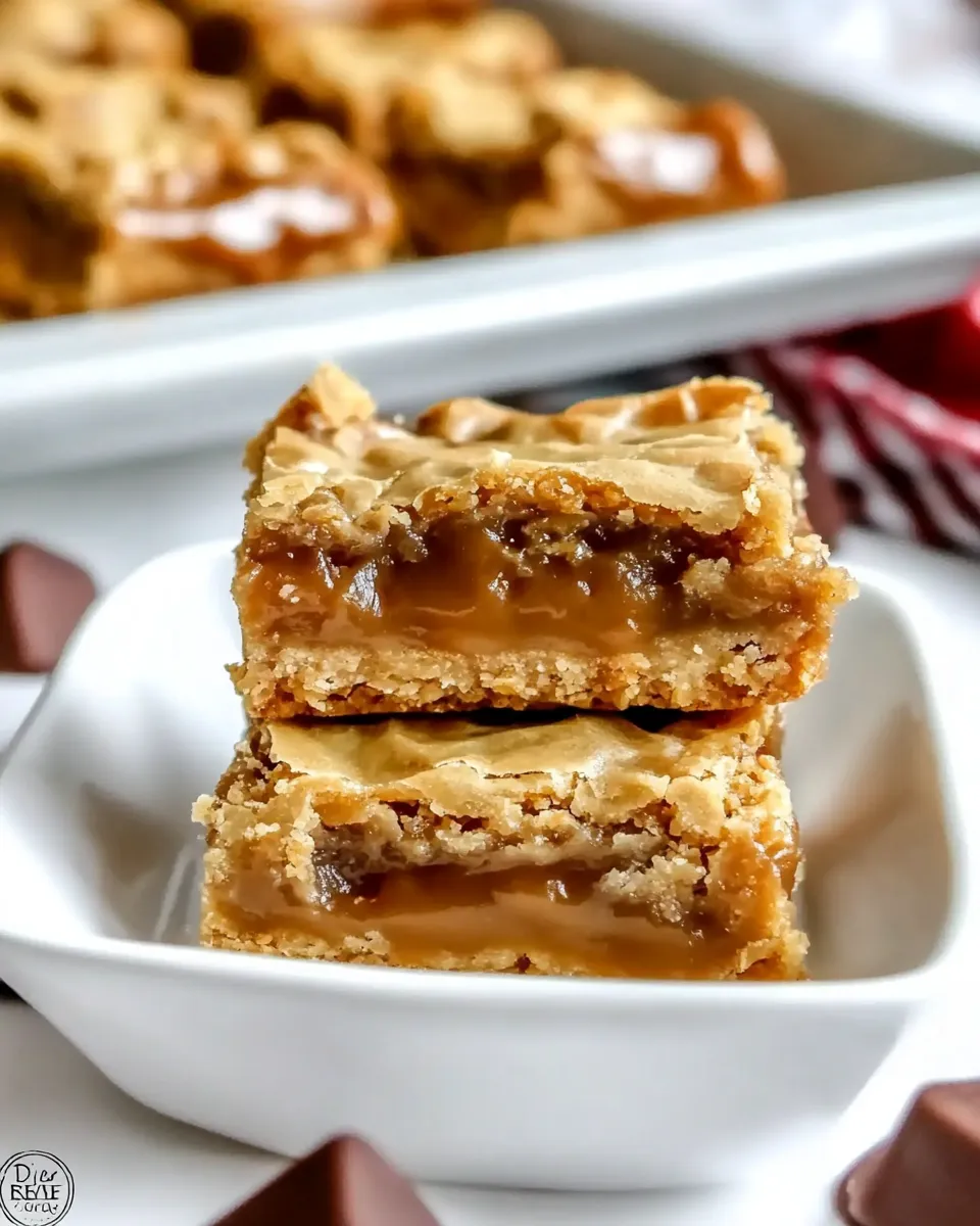 Easy Dulce de Leche Revel Bars recipe photo