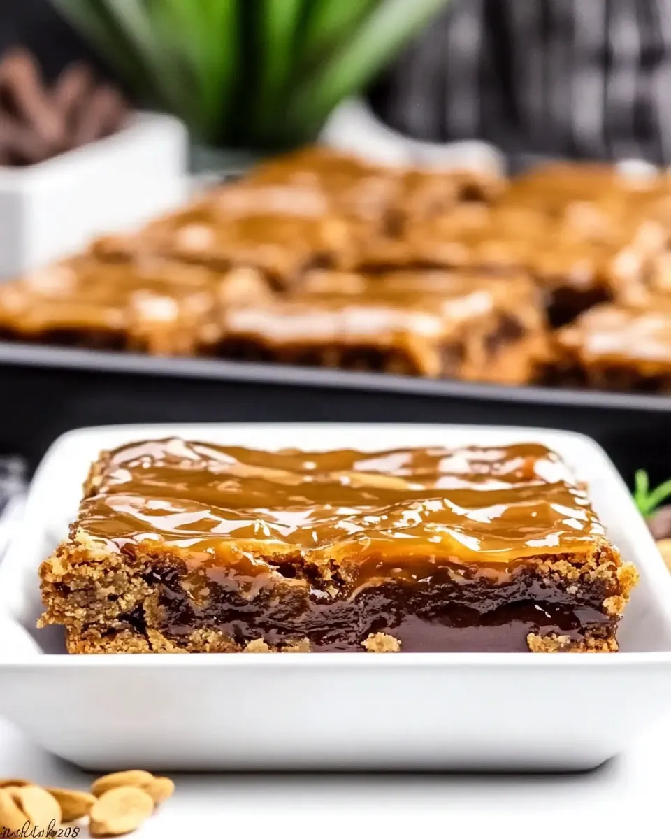 Delicious Dulce de Leche Revel Bars shot