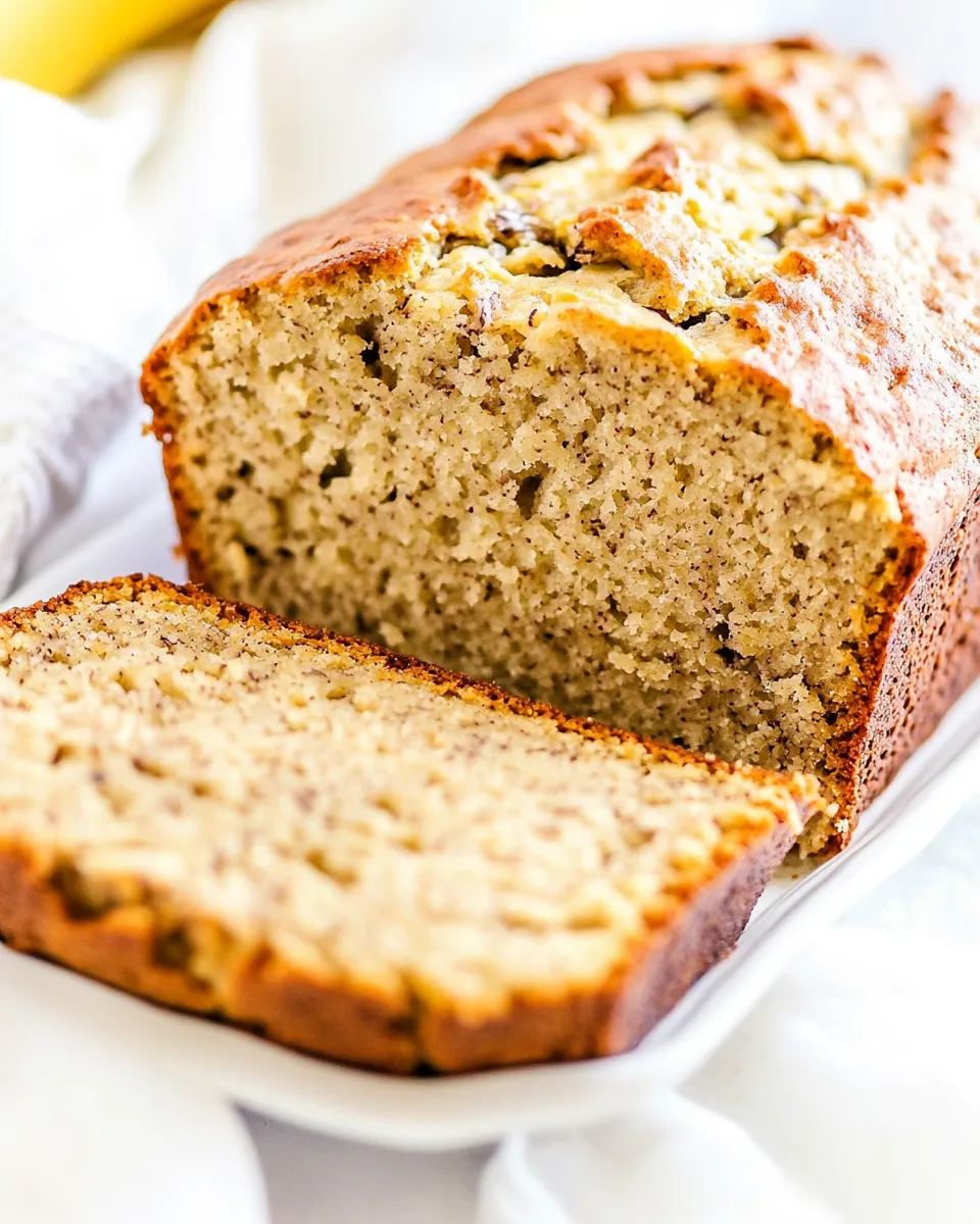 Quick Easy Banana Bread shot