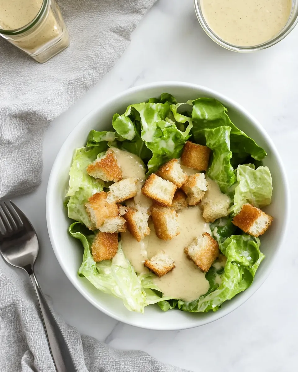 Homemade Easy Caesar Dressing Recipe photo