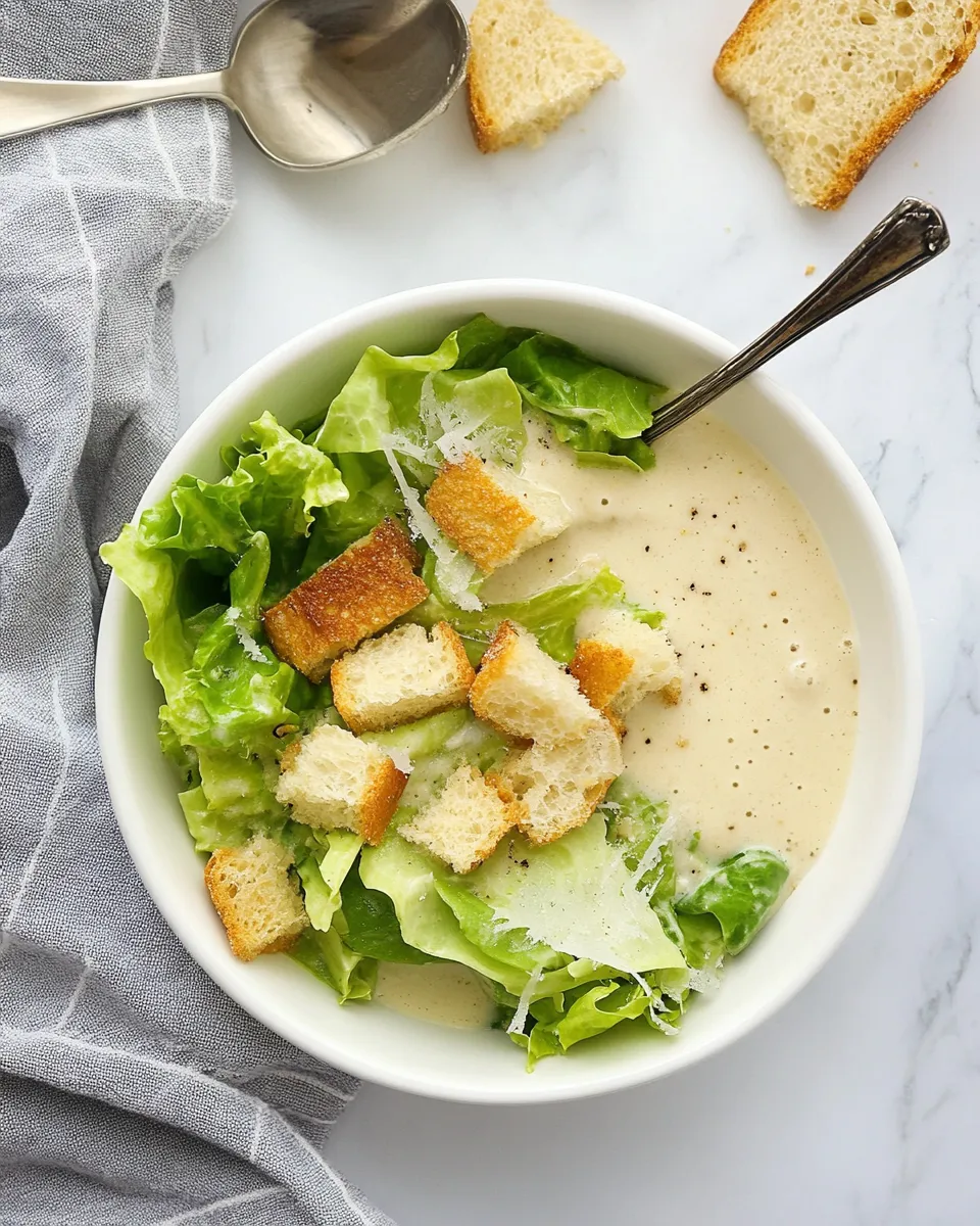 Classic Easy Caesar Dressing Recipe image