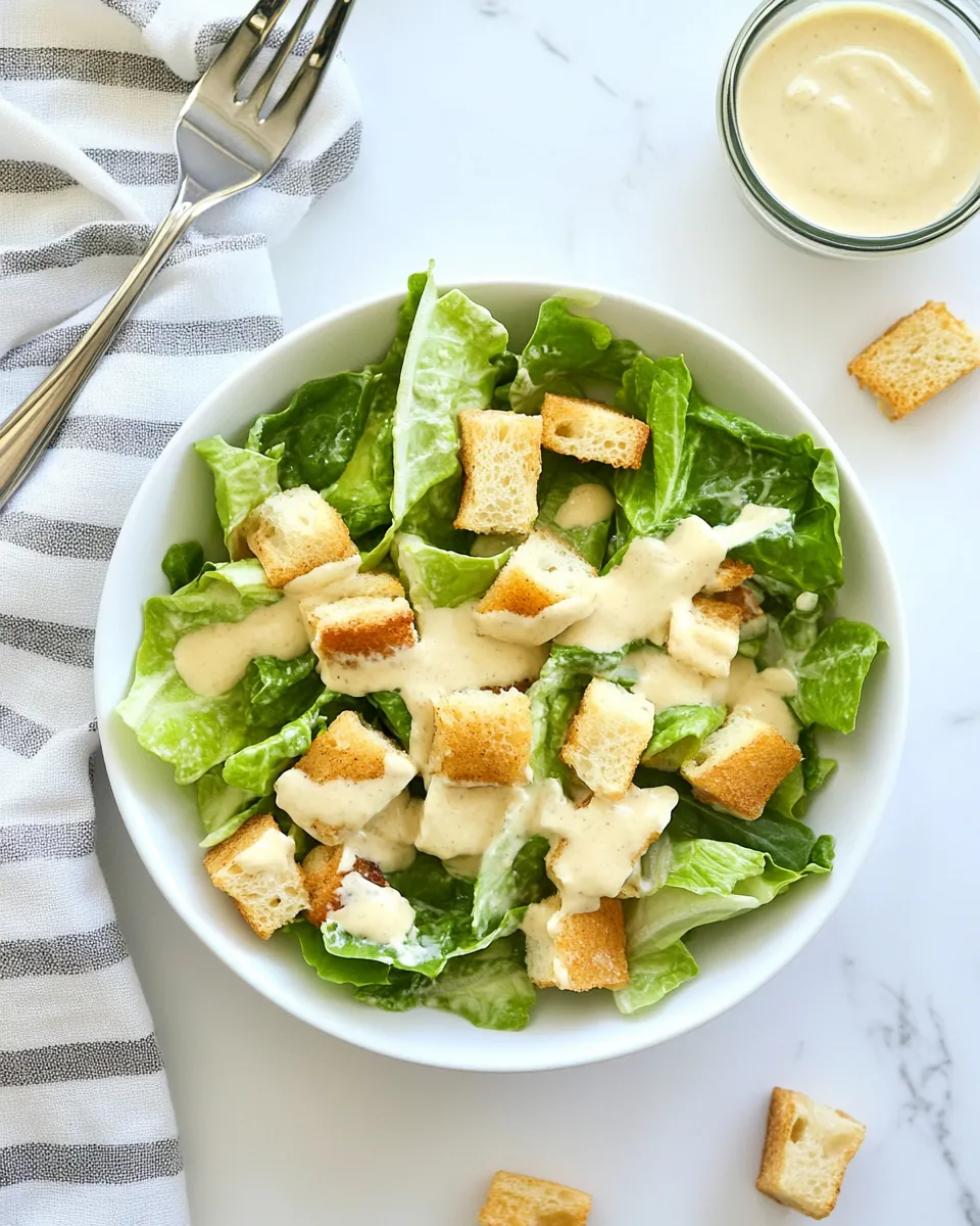 Quick Easy Caesar Dressing Recipe recipe photo