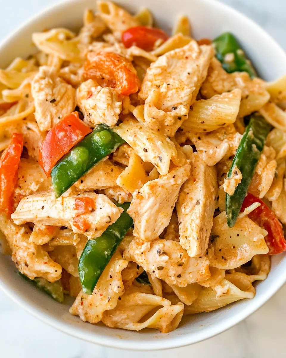 Delicious Easy Cajun Chicken Pasta shot