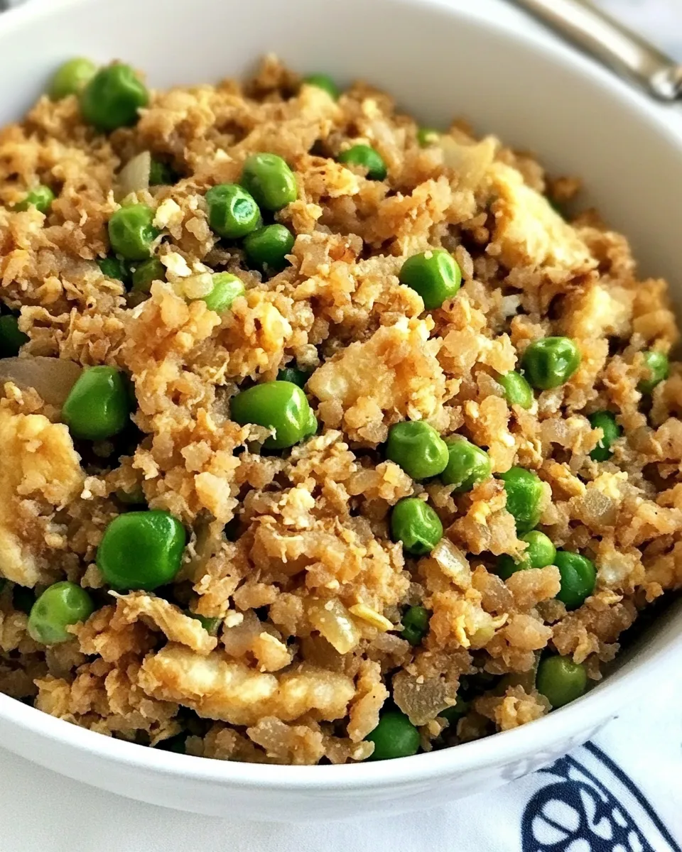 Delicious Easy Cauliflower Fried Rice image