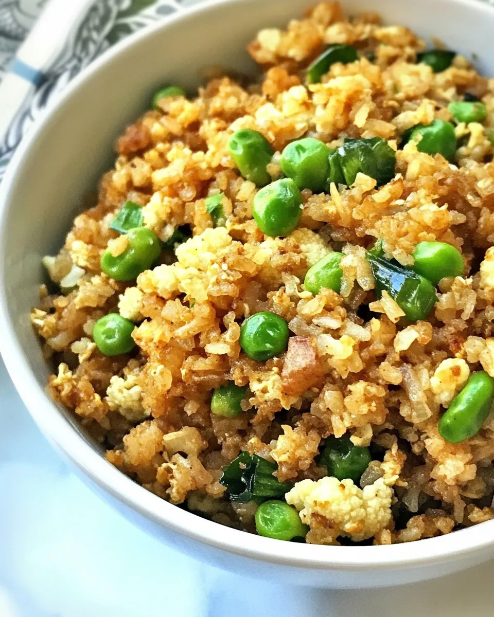 Quick Easy Cauliflower Fried Rice recipe photo