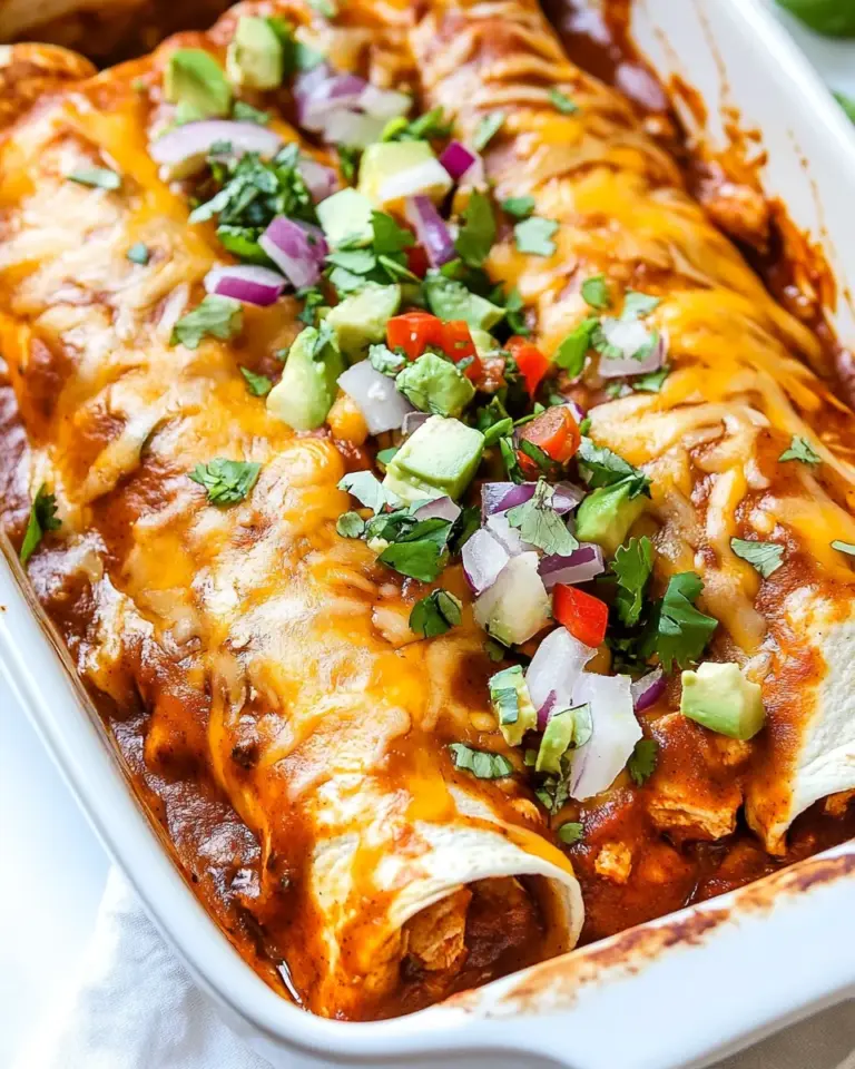 Homemade Easy Chicken Enchiladas photo