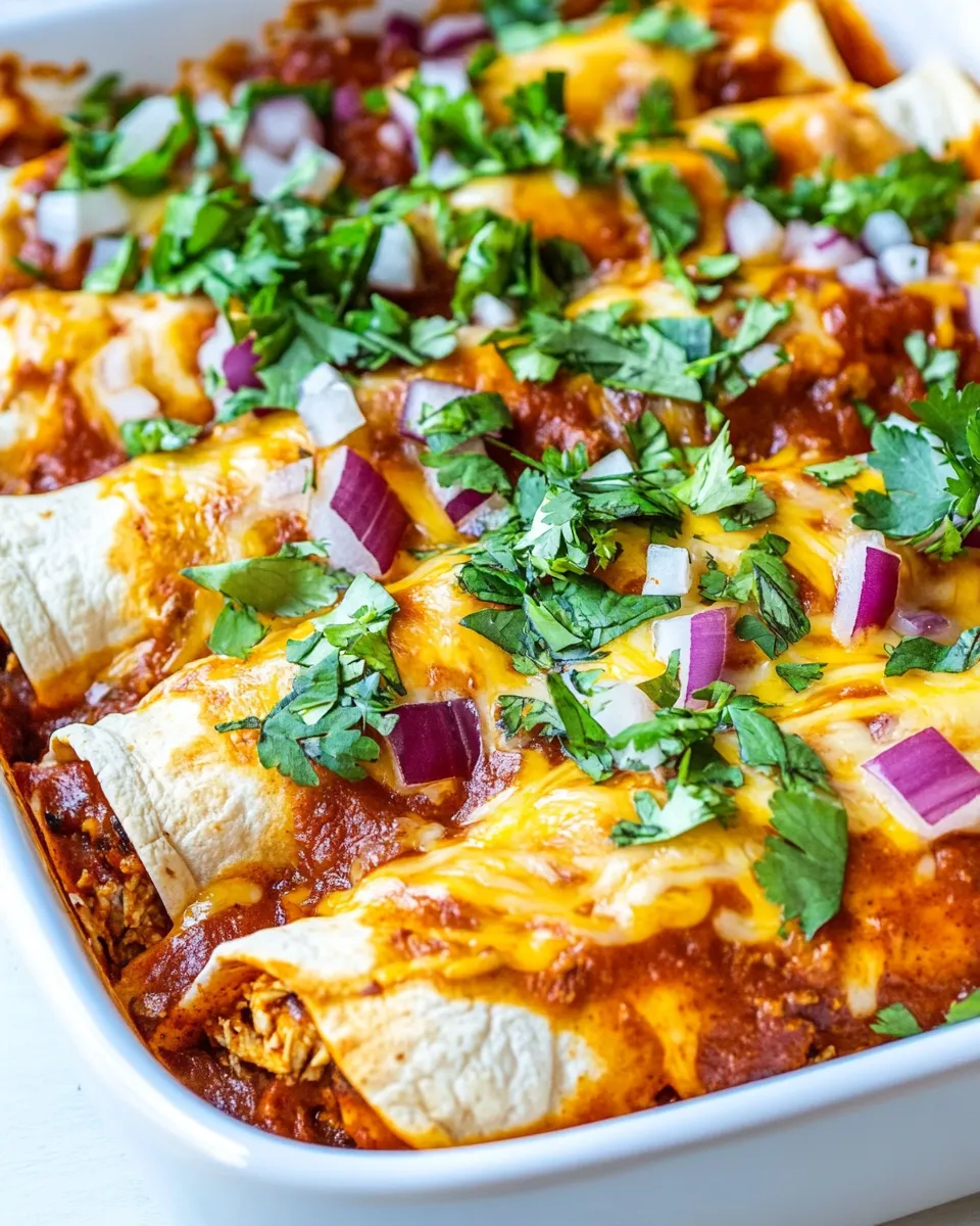 Classic Easy Chicken Enchiladas image