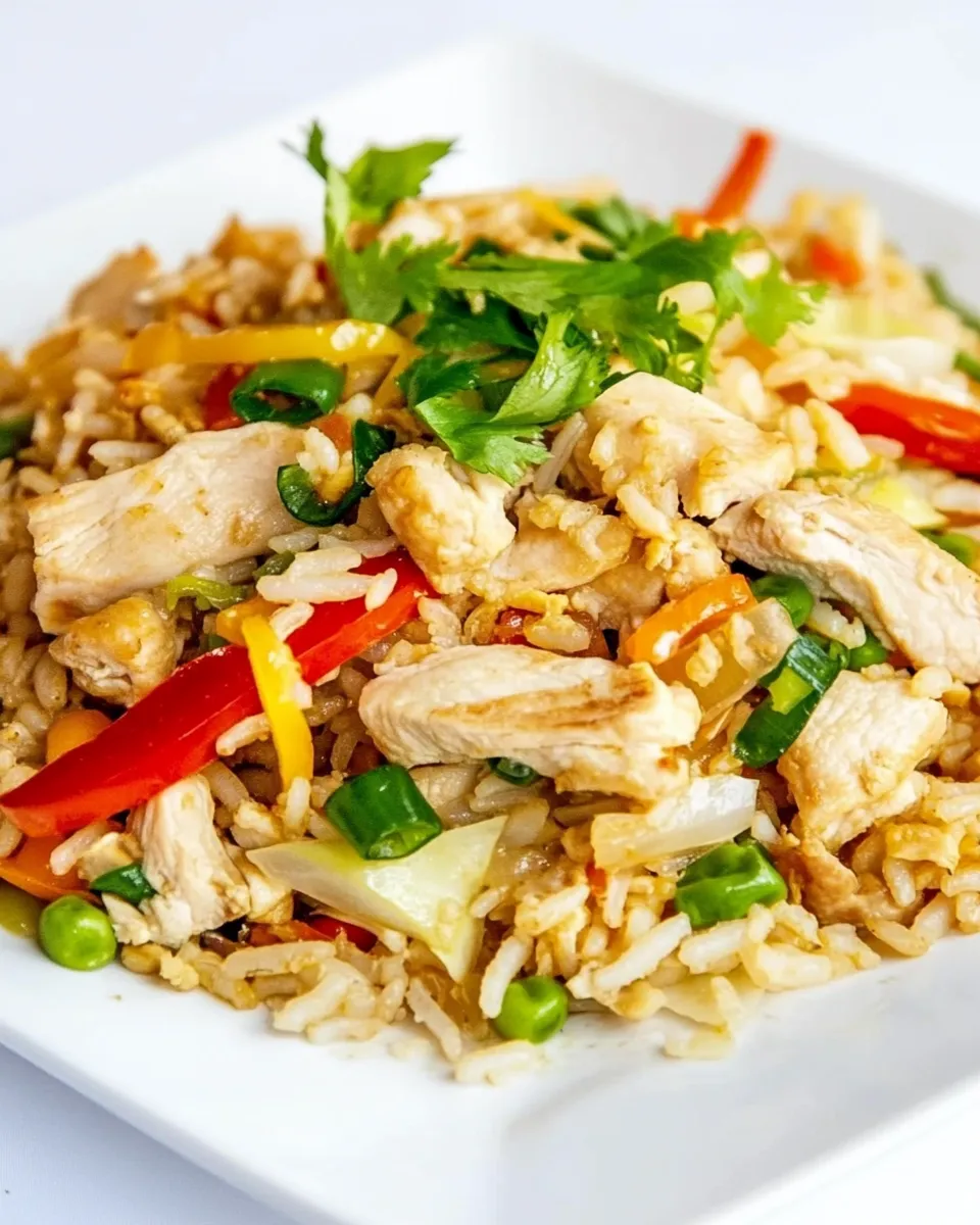 Classic Easy Chicken and Rice Skillet Stir-Fry image