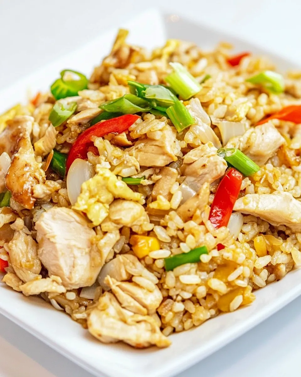 Delicious Easy Chicken and Rice Skillet Stir-Fry recipe photo