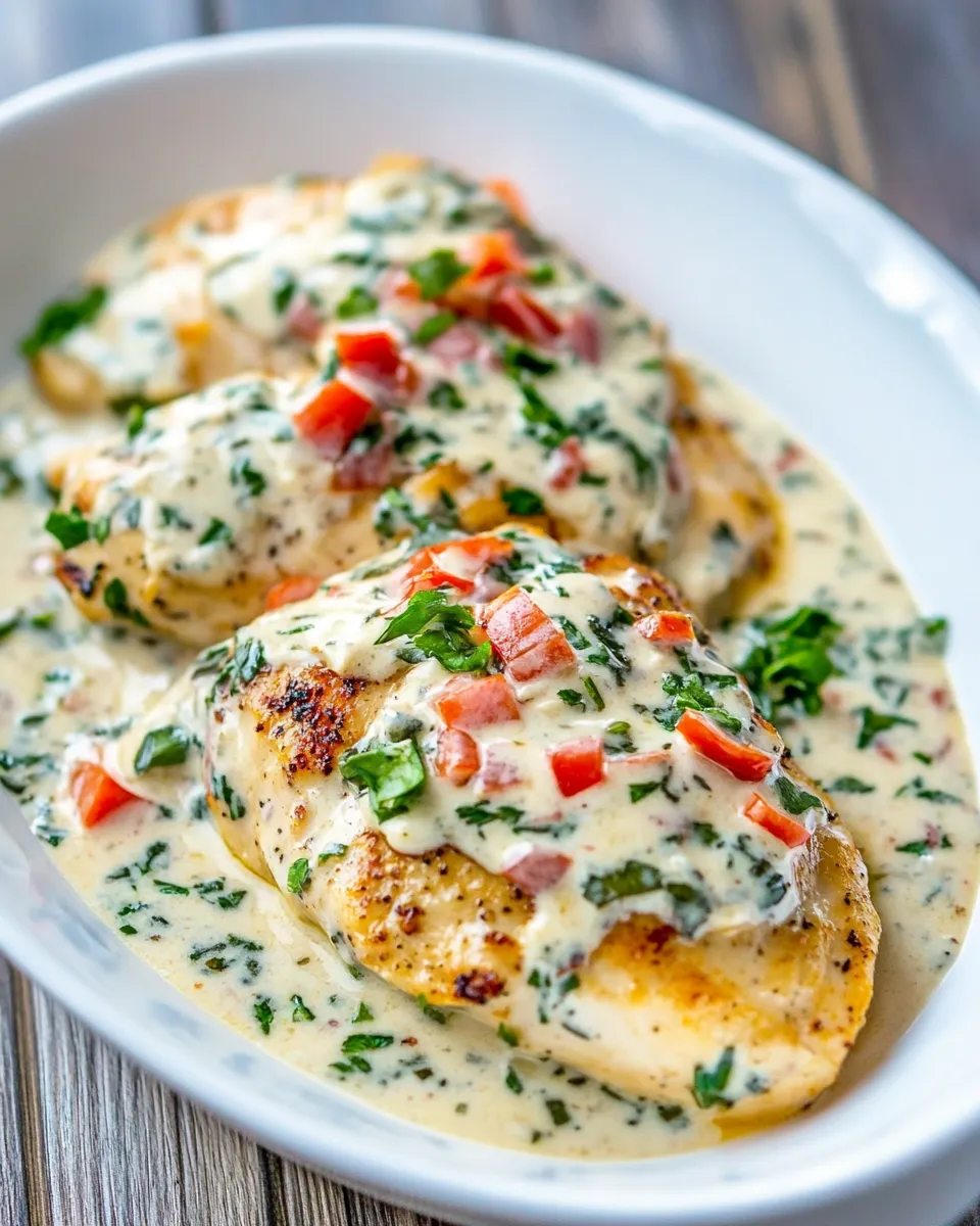 Homemade Easy Chicken in Cream Sauce for Two photo