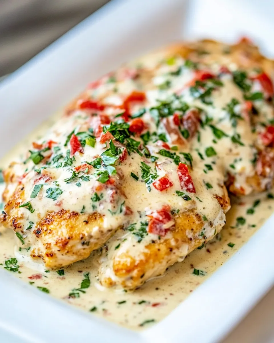 Delicious Easy Chicken in Cream Sauce for Two image